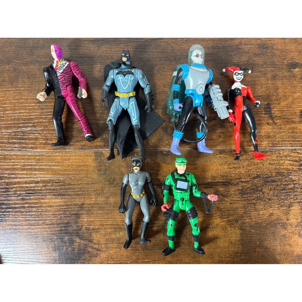 1995 Kenner Batman Forever Action Figures- Lot 6- EUC